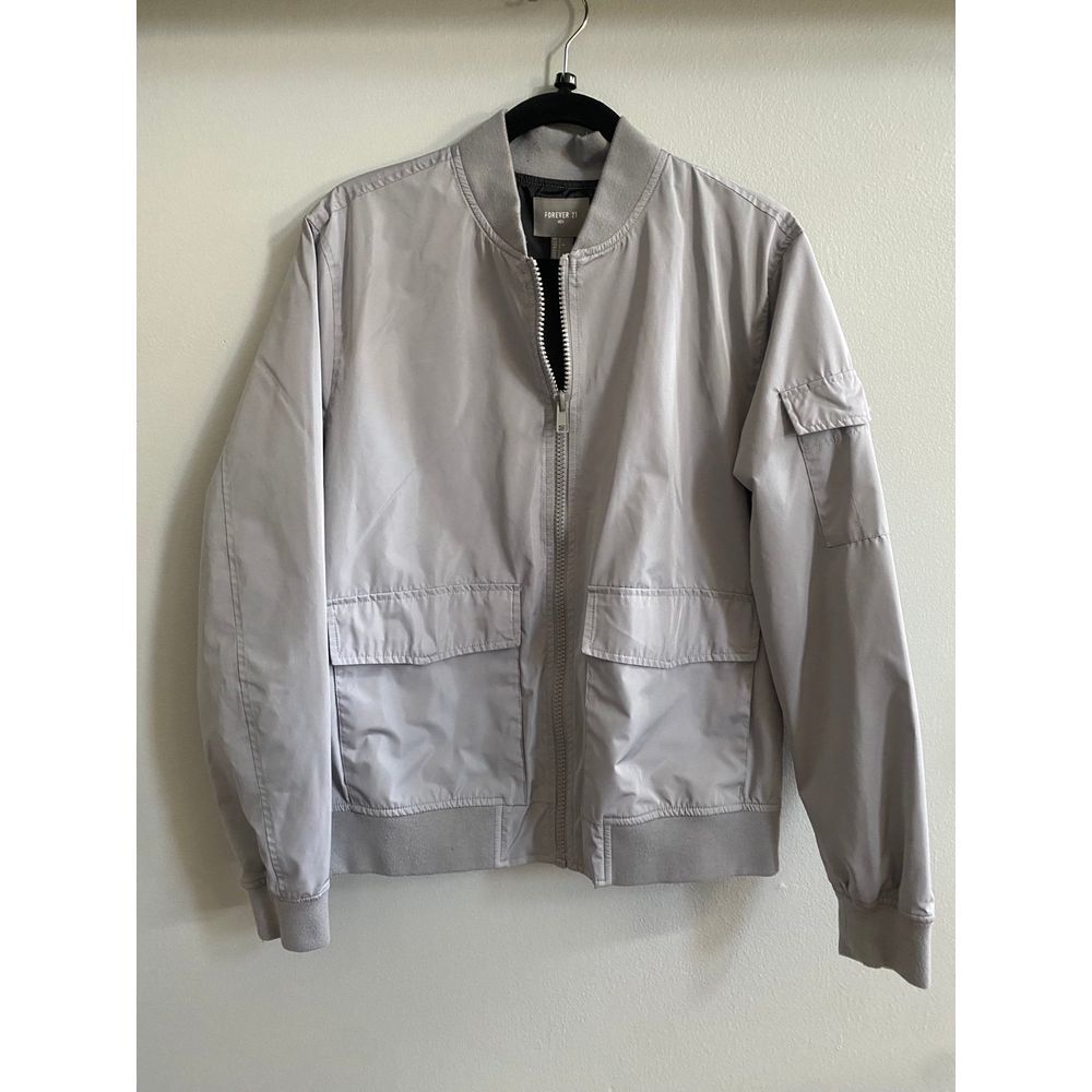 Forever 21 gray jacket mens size large
